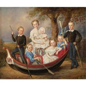The Children Of The Duke Of Oldenberg by Vladimir Ivanovich Hau