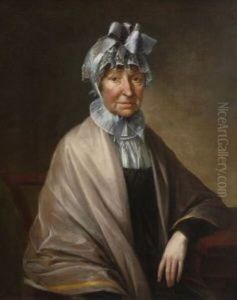 Bildnis Einer Alten Dame Mit Spitzenhaube by Joseph Hauber