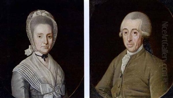 A Portrait Of Jakob Boreel Van Haersma (+ A Portrait Of Anna Henrietta Van Swinderen; Pair) - view 1