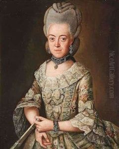 Portrat Der Maria Christina Von Keget by Friedrich Ludwig Hauck