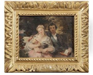 Une Famille Attentive by Hortense Haudebourt Lescot