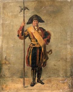 Portrait D'un Garde Suisse by Hortense Haudebourt Lescot