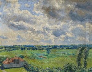Weite Landschaft In Der Pfalz by Albert Haueisen