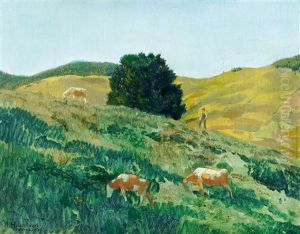 Auf Der Weide by Albert Haueisen