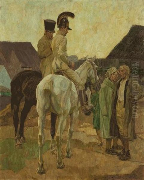 Zwei Kurierreiter - view 1
