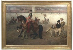 Reiterfestspiel Mit Dem Prinzen Von Weimar In Historischem Kostum Als Herzog Ulrich Von Wurttemberg by Robert Von Haug