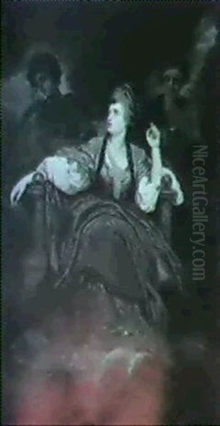 Mrs. Siddons As The Tragic Muse (after Sir Joshua Rey- Nolds, P.r.a.) - view 1