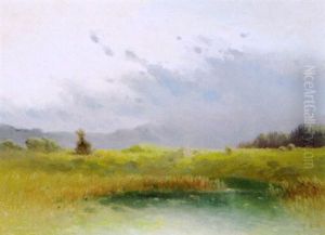 Landschaftsmotiv Bei Wernstein by Carl Haunold