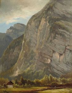 Gebirgslandschaft by Karl Franz Emanuel Haunold