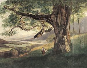 Inntal-landschaft An Einem Prachtvollen Sommertag by Josef Haunstetter