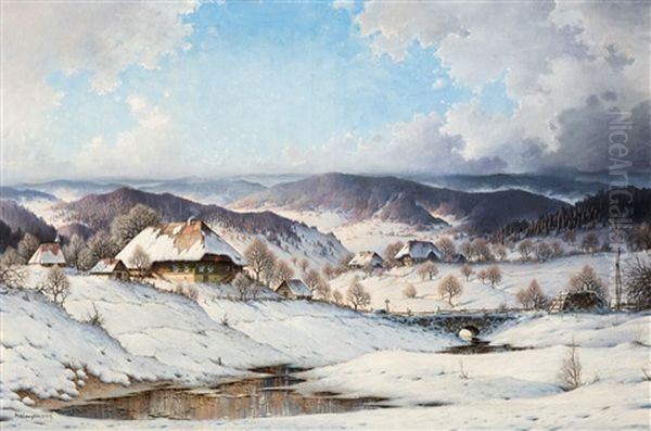 Wintertag In Ettersbach. Schwarzwald - view 1