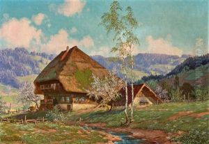 Summer At The Black Forest by Karl Hauptmann