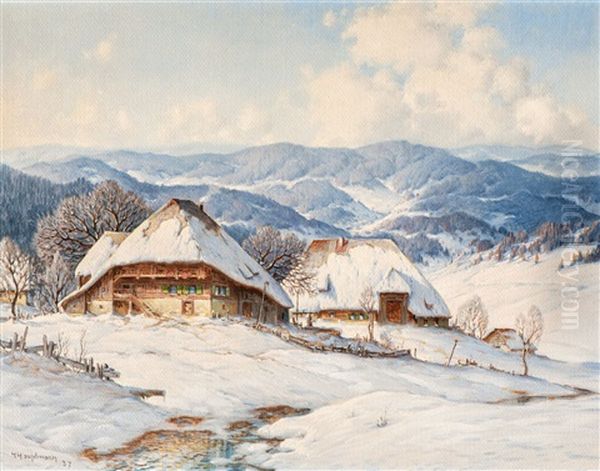 First Snowmelt In The Black Forest - view 1