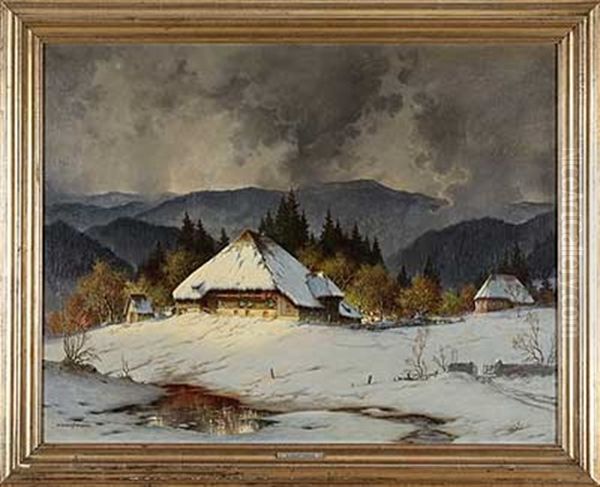 Nasser Oktoberschnee Im Zastlertal Im Schwarzwald - view 1
