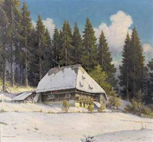 Rankmuhle Bei St. Margen by Karl Hauptmann