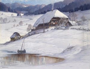 Winterlandschaft Im Gunterstal, Zwischen Freiberg Und Kirchzarten