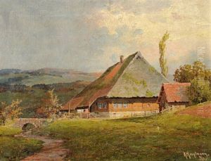 Aufziehendes Herbstgewitter Im Schwarzwald