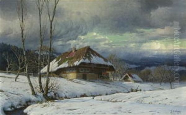 Scharzwaldhaus Im Spatwinter - view 1