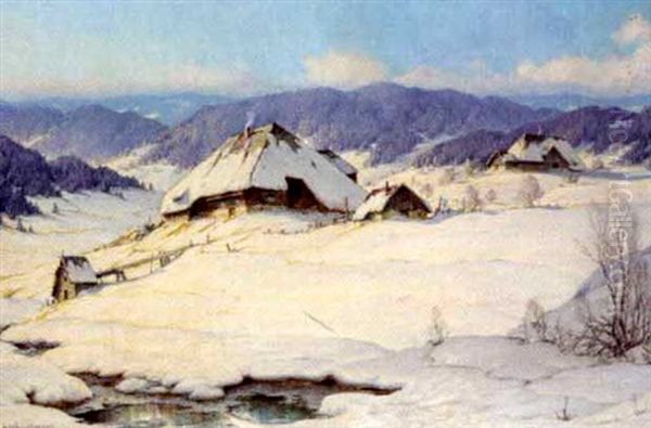 Alpine Winter Landscape - view 1