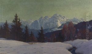 Winter Im Schwartzwald by Karl Hauptmann