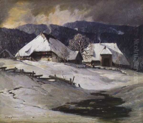 Verschneite Schwarzwaldlandschaft - view 1