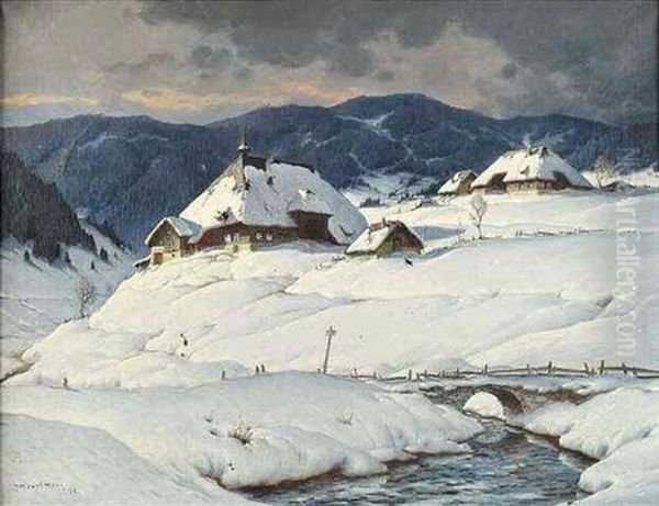 Verschneite Winterlandschaft Bei Bernau Im Schwarzwald - view 1