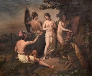 Paride Junon Et Venus Et Minervei by Maximilian Albert Hauschild