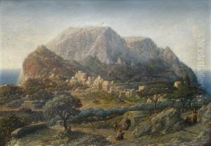 Vue De Capri by Maximilian Albert Hauschild