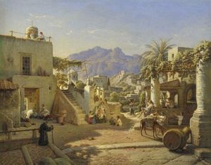 Lacco Ameno Mit Monte Epomeo Auf Ischia
