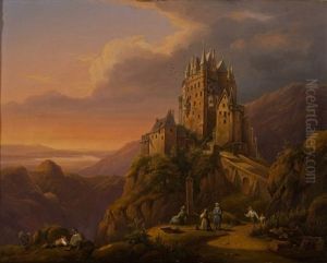Burg Eltz Bei Sonnenaufgang