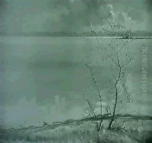 Ansicht Vom Chiemsee Nach Einem Regenschauer by Alfred Haushofer
