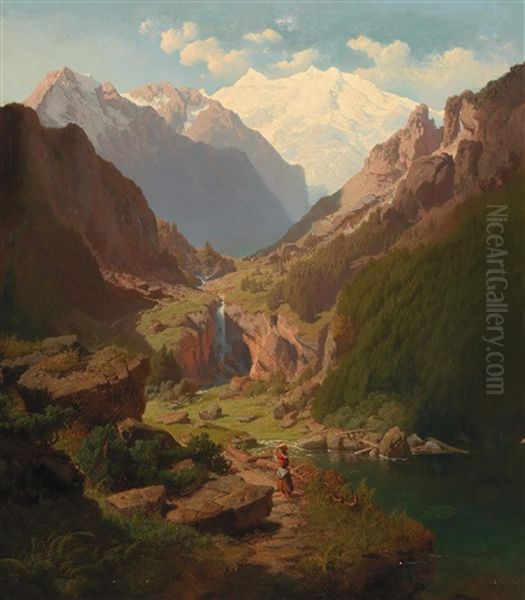 Ansicht Vom Venediger Im Schlossalpental - view 1