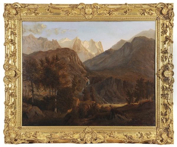 Landschaft Mit Figuraler Staffage-berner Oberland? - view 1