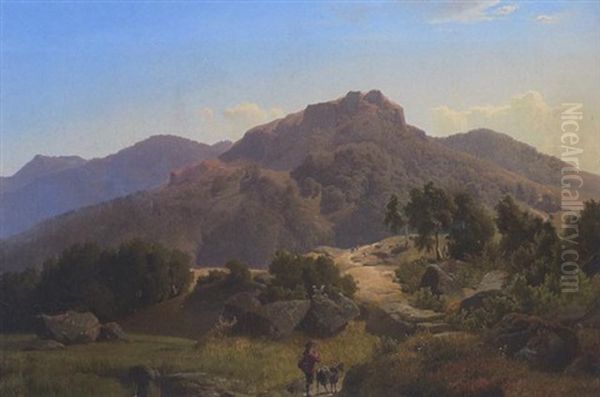 Gebirgslandschaft (silberberg Bei Bodenmais?) - view 1