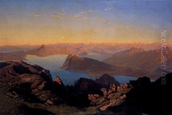 Blick Vom Pilatus Uber Den Vierwaldstattersee - view 1