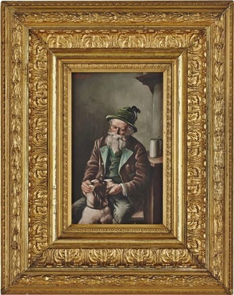 Altbauer Mit Hund; Der Versiegelte Brief (2 Works) - view 1