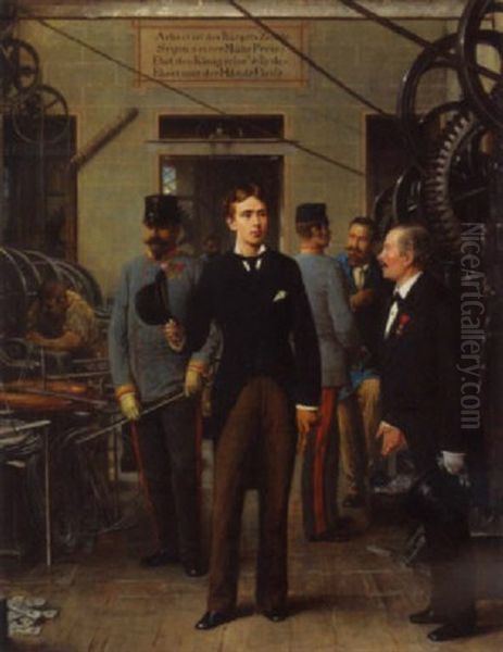 Kronprinz Rudolf Besuch Die 1. Wiener Schrauben- Und Nietenfabrik - view 1