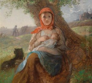 Mutter Und Kind by Rudolf Hausleitner