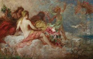 Allegorie Auf Den Sommer by Rudolf Hausleitner