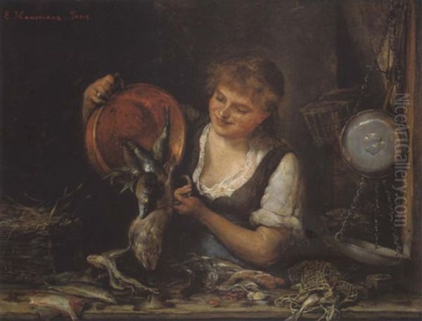 Fischverkauferin - view 1