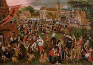 Kermesse Flamande by Peeter Baltens
