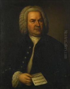 Johann Sebastian Bach by Elias Gottleib Haussmann