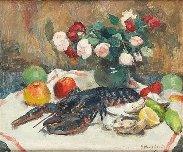 Nature Morte Au Homard Et Aux Huitres - view 1