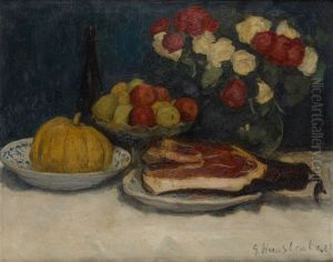 Composition Au Jambon Et Roses