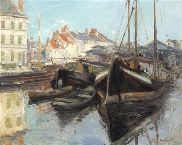 Zicht Aan De Vismarkt Te Brussel - view 1