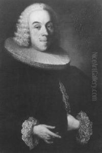 Portrait Eines Ratsherren Mit M_hlsteinkragen by Johann Wolfgang Hauwiller