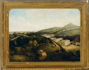 Holyrood And Arthur's Seat From Calton Hill, Edinburgh Holyrood And Arthur's Seat From Calton Hill, Edinburgh