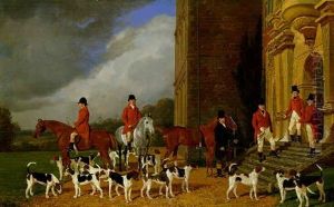 Sir John Cope With His Hounds On The Steps Of Bramshill House, Hampshire thumbnail