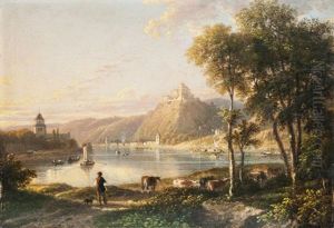 Marksburg On The Rhine by William Havell