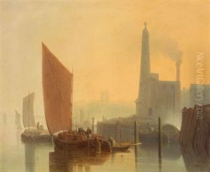 Westminster Bridge (a Thames Study) by William Havell
